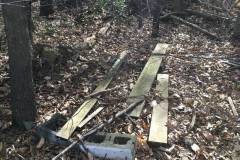 Outside Shed and Construction Debris Removed in Clifton, VA