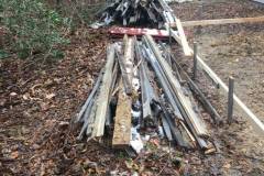 Outside Shed and Construction Debris Removed in Clifton, VA